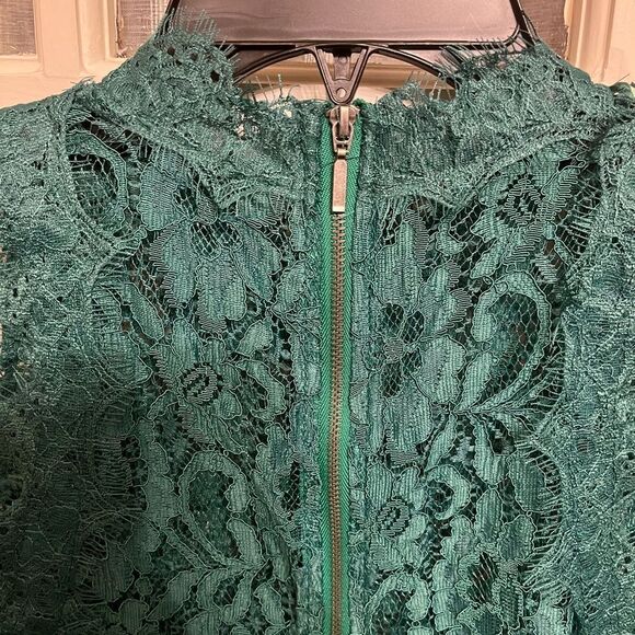 Zara 2017/2018 Winter Collection Green Lace Tank - Picture 6 of 10